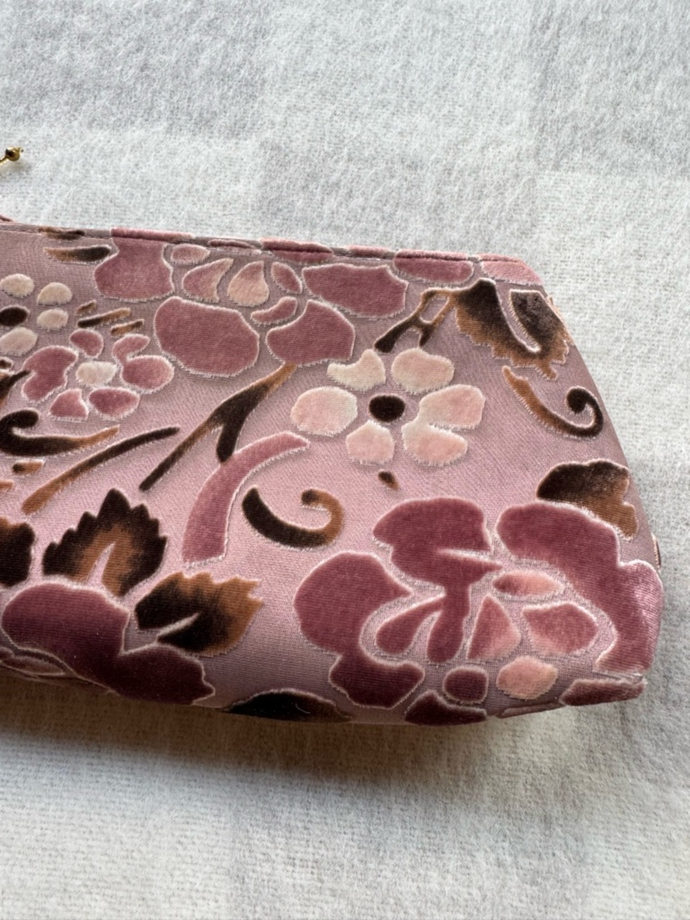 Shiraleah Velvet Floral Tassel Clutch from Anthropologie - Picture 3 of 8